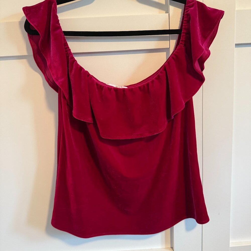 Revolve Amanda Uprichard Off The Shoulder Top, Size Medium